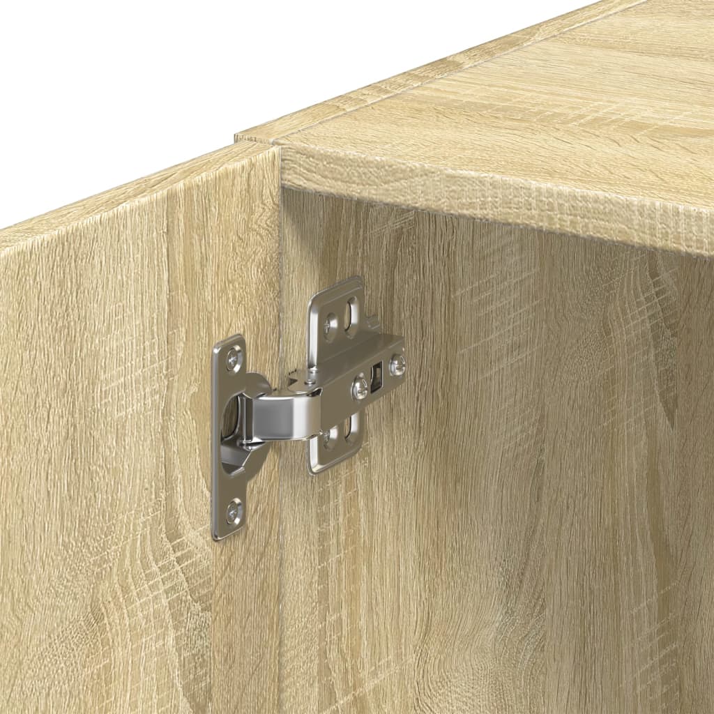 vidaXL Ντουλάπι Αποθήκευσης Στενό Δρυς 40x42,5x225 εκ. Επεξεργ. Ξύλο