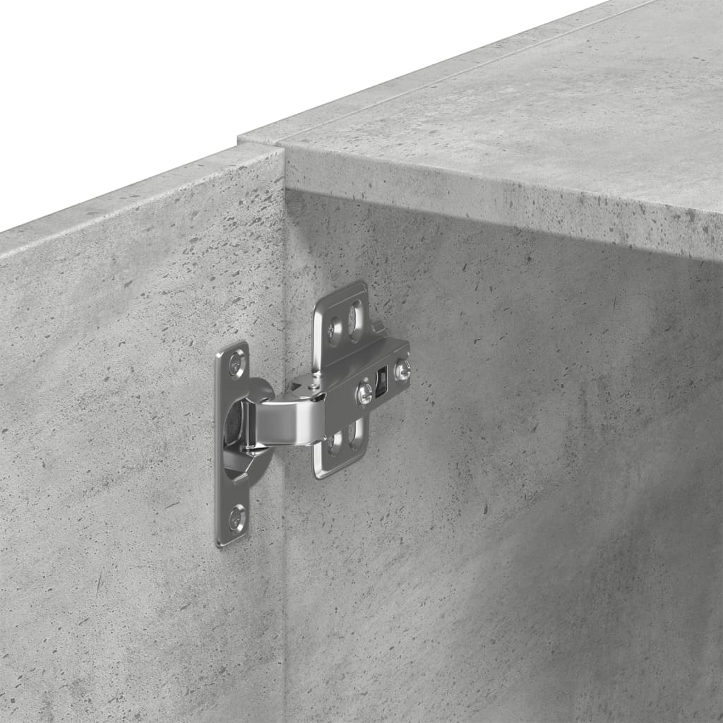 vidaXL Ντουλάπι Αποθήκευσης Στενό Γκρι 40x42,5x225 εκ. Επεξεργ. Ξύλο