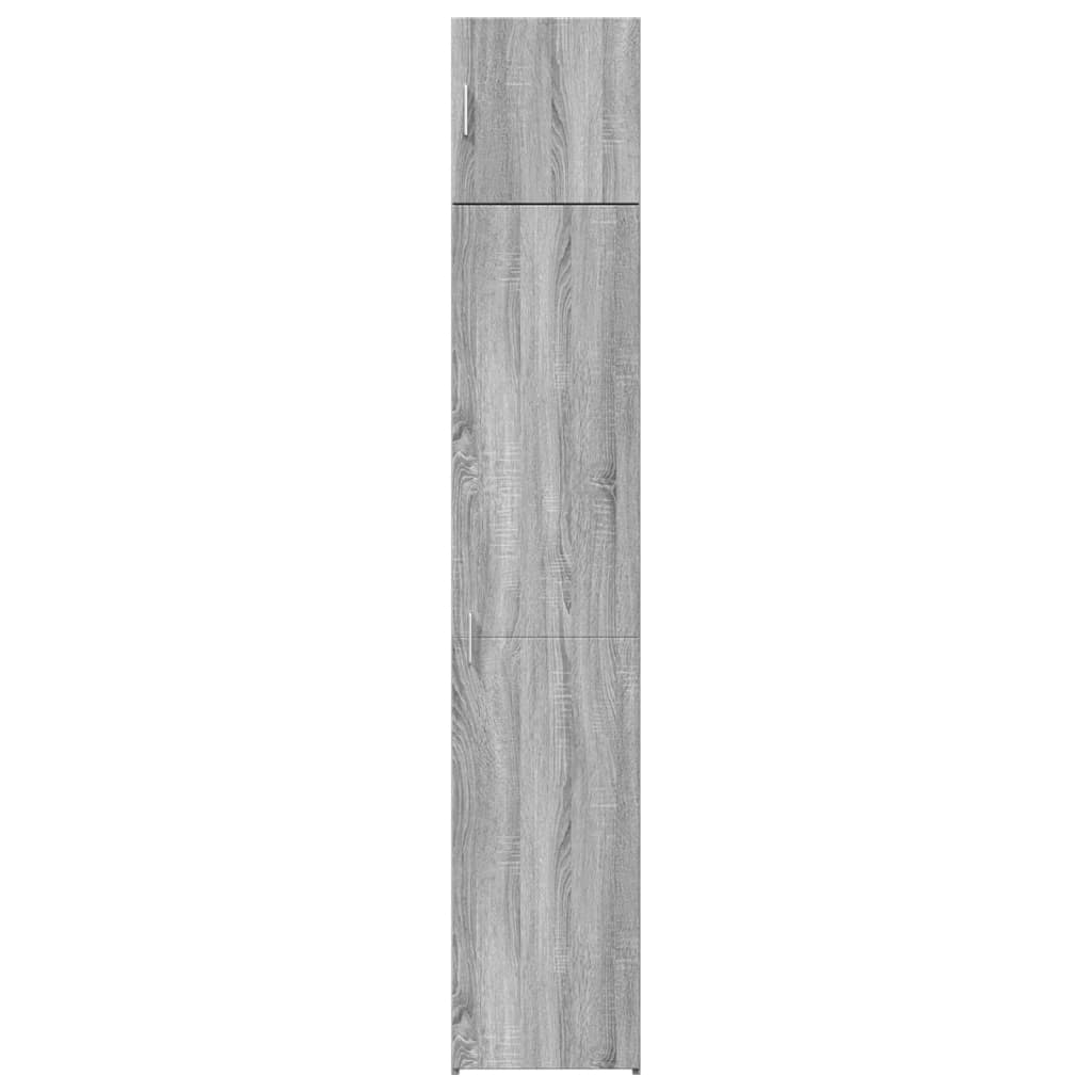 vidaXL Ντουλάπι Αποθήκευσης Στενό Δρυς 40x42,5x225 εκ. Επεξεργ. Ξύλο