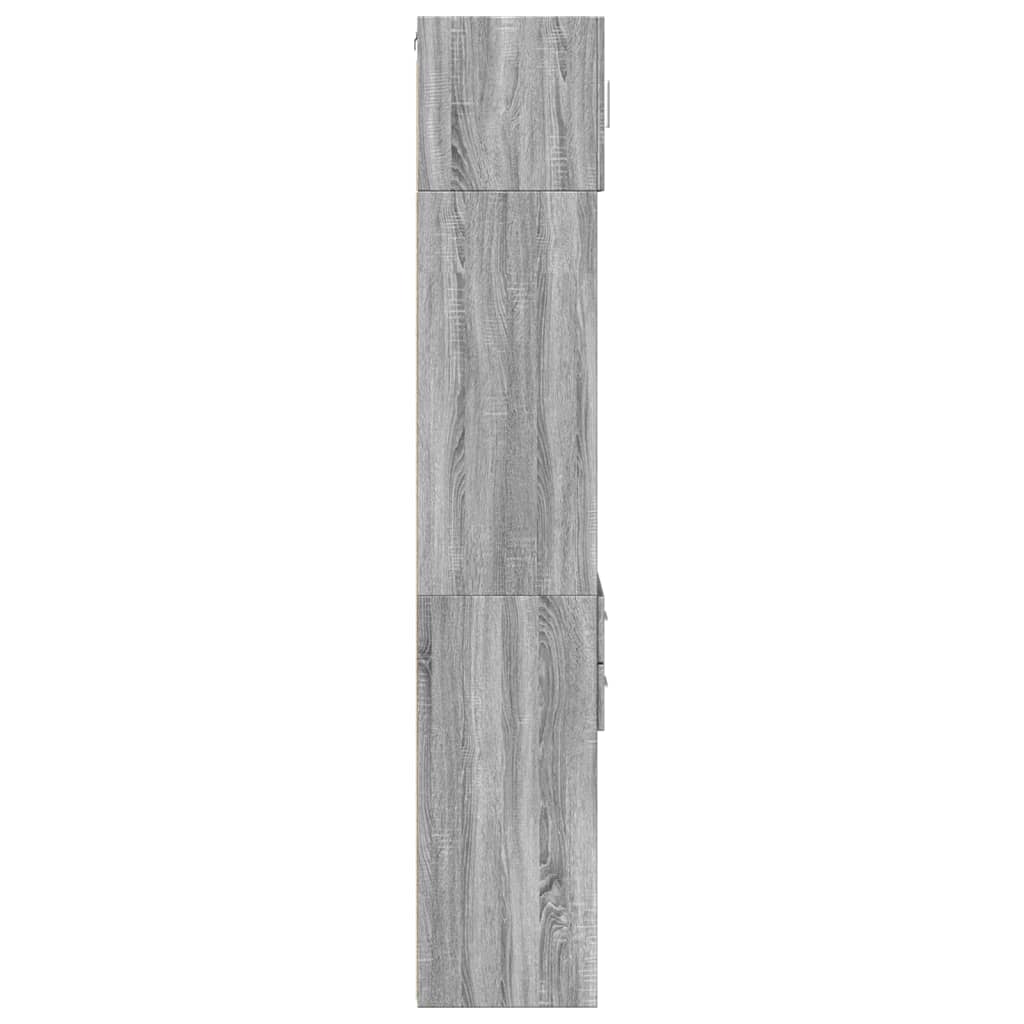 vidaXL Ντουλάπι Αποθήκευσης Στενό Δρυς 40x42,5x225 εκ. Επεξεργ. Ξύλο