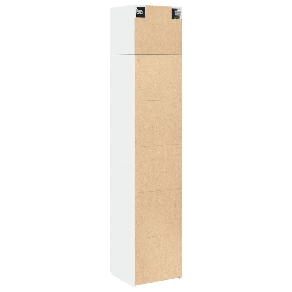 vidaXL Ντουλάπι Αποθήκευσης Στενό Λευκό 45x42,5x225 εκ. Επεξεργ. Ξύλο