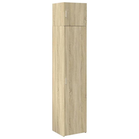 vidaXL Ντουλάπι Αποθήκευσης Στενό Δρυς 45x42,5x225 εκ. Επεξεργ. Ξύλο