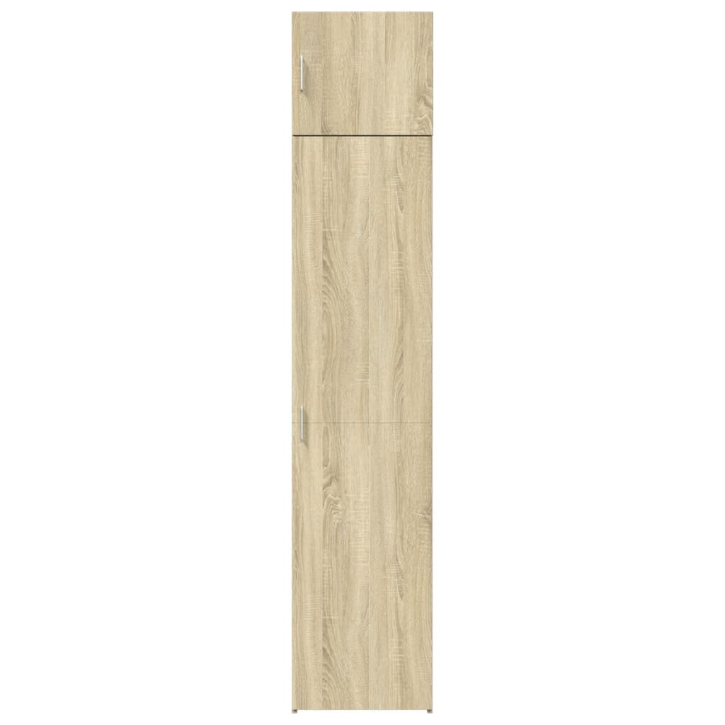 vidaXL Ντουλάπι Αποθήκευσης Στενό Δρυς 45x42,5x225 εκ. Επεξεργ. Ξύλο