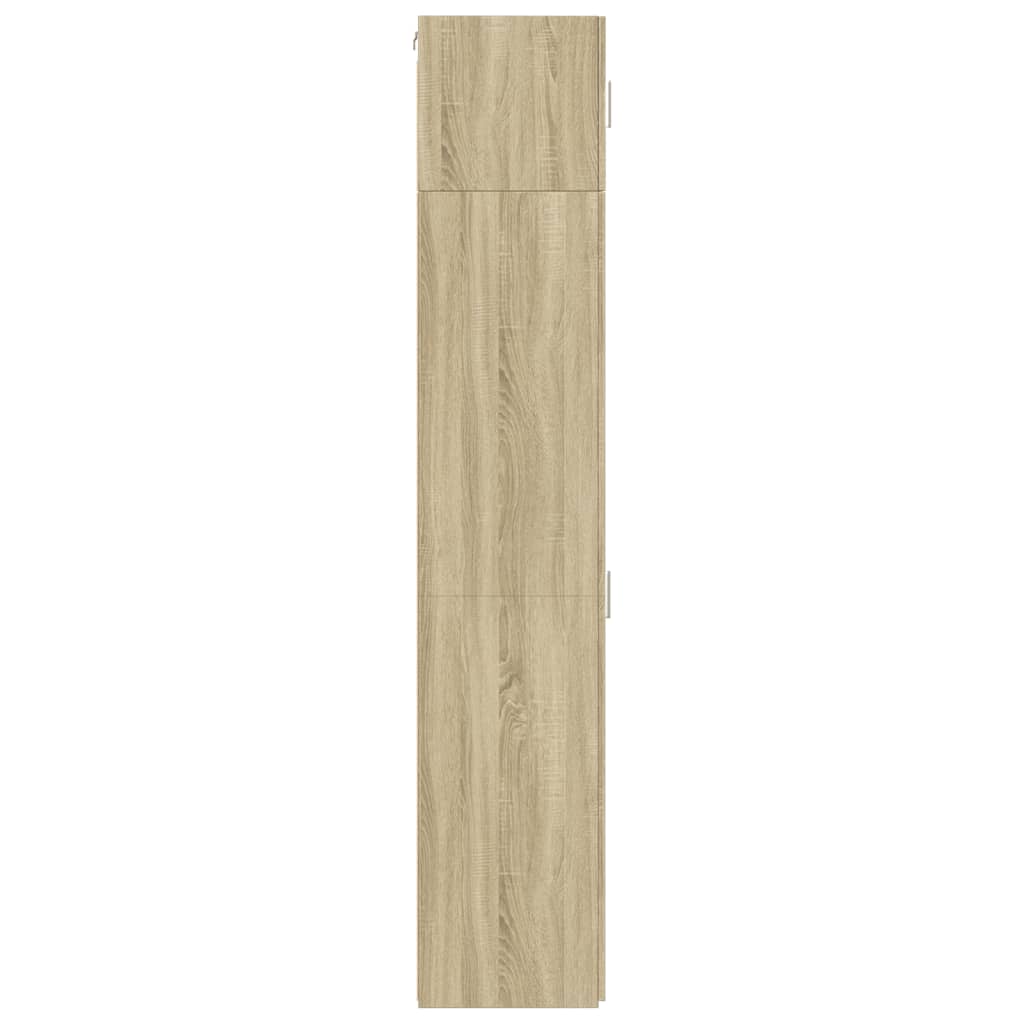vidaXL Ντουλάπι Αποθήκευσης Στενό Δρυς 45x42,5x225 εκ. Επεξεργ. Ξύλο