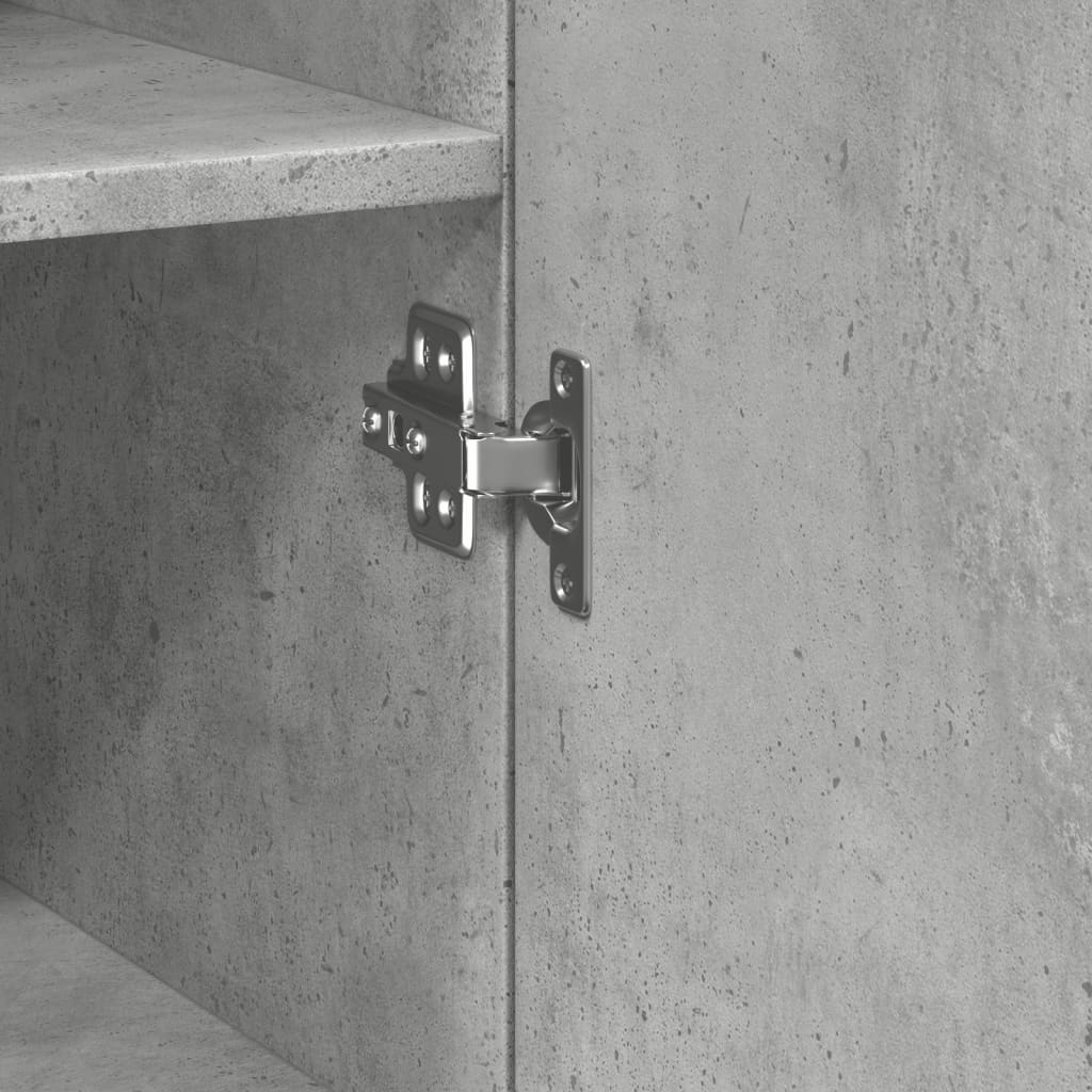 vidaXL Ντουλάπι Αποθήκευσης Στενό Γκρι 45x42,5x225 εκ. Επεξεργ. Ξύλο