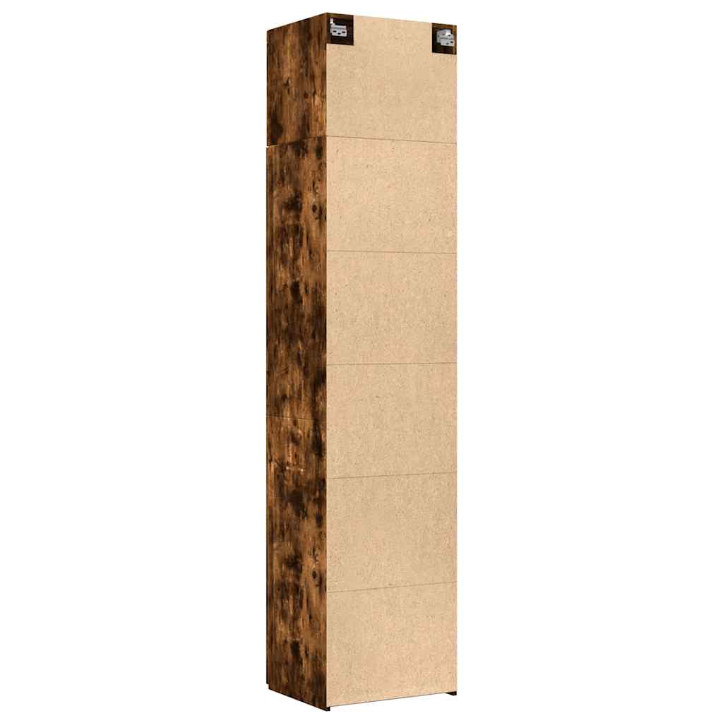 vidaXL Ντουλάπι Αποθήκευσης Στενό Δρυς 50x42,5x225 εκ. Επεξεργ. Ξύλο