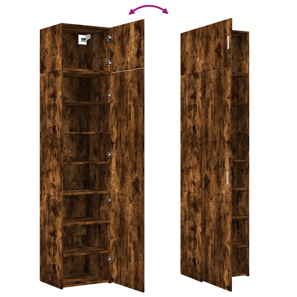 vidaXL Ντουλάπι Αποθήκευσης Στενό Δρυς 50x42,5x225 εκ. Επεξεργ. Ξύλο