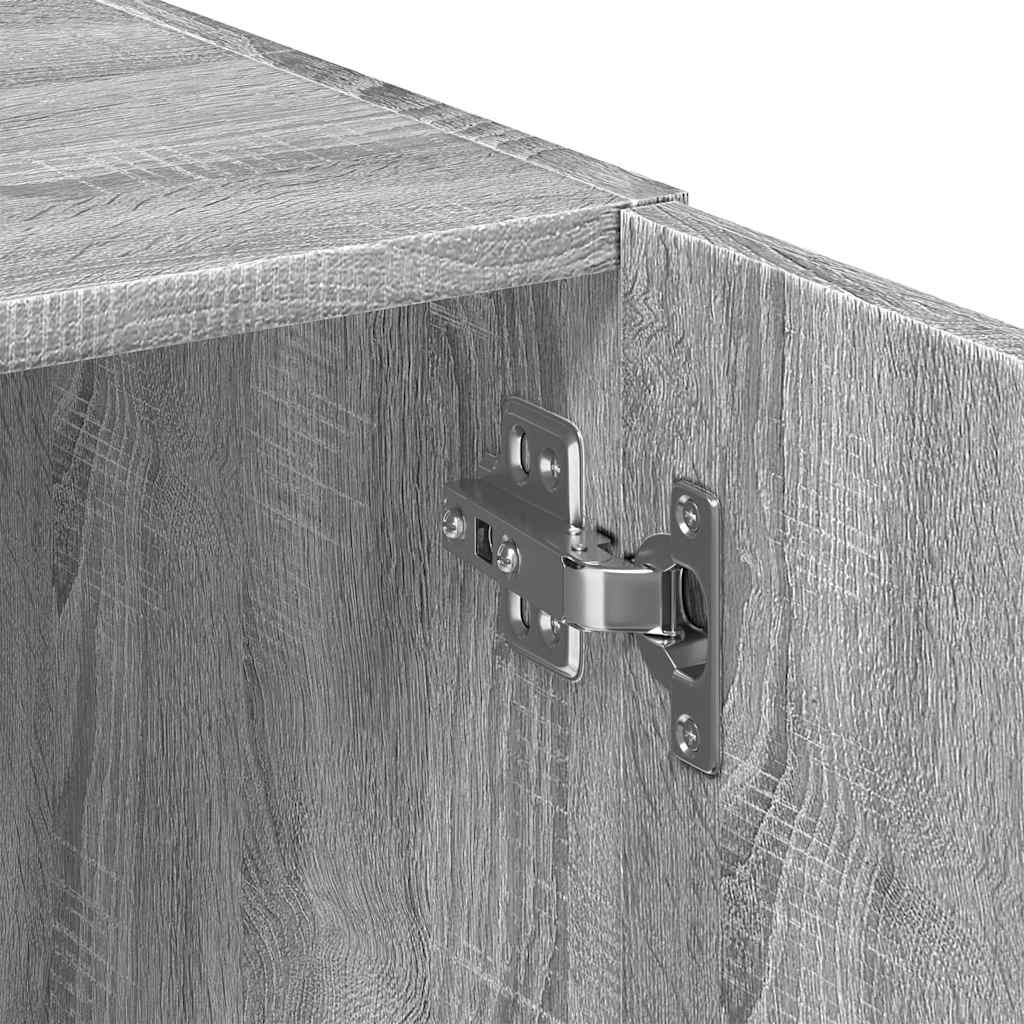 vidaXL Ντουλάπι Αποθήκευσης Στενό Δρυς 50x42,5x225 εκ. Επεξεργ. Ξύλο