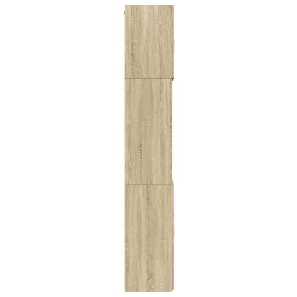 vidaXL Ντουλάπι Sonoma Δρυς 80x42,5x249 εκ. από Επεξεργασμένο Ξύλο