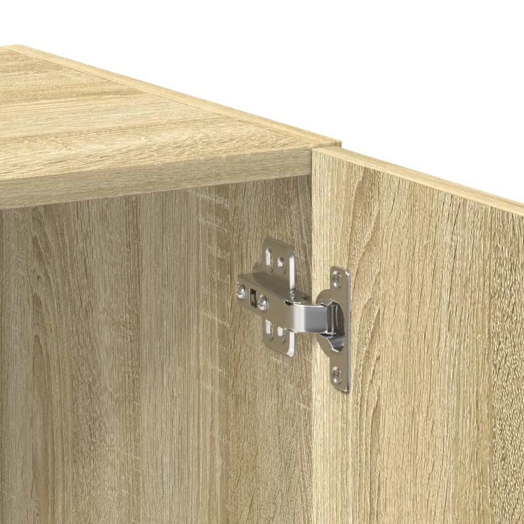 vidaXL Ντουλάπι Sonoma Δρυς 80x42,5x249 εκ. από Επεξεργασμένο Ξύλο