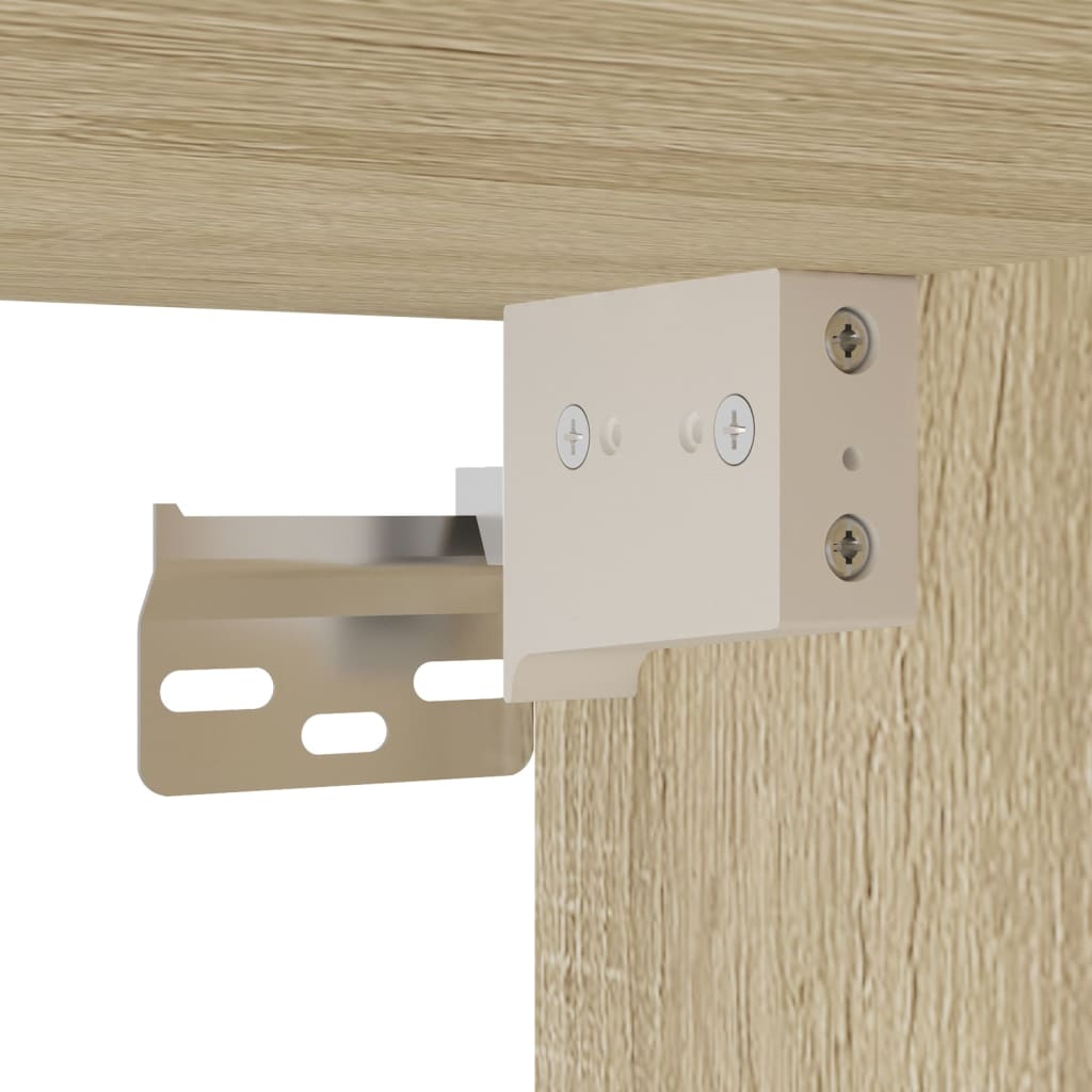 vidaXL Ντουλάπι Sonoma Δρυς 80x42,5x249 εκ. από Επεξεργασμένο Ξύλο