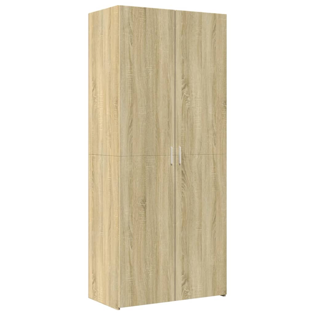 vidaXL Ντουλάπι Sonoma Δρυς 80x42,5x249 εκ. από Επεξεργασμένο Ξύλο