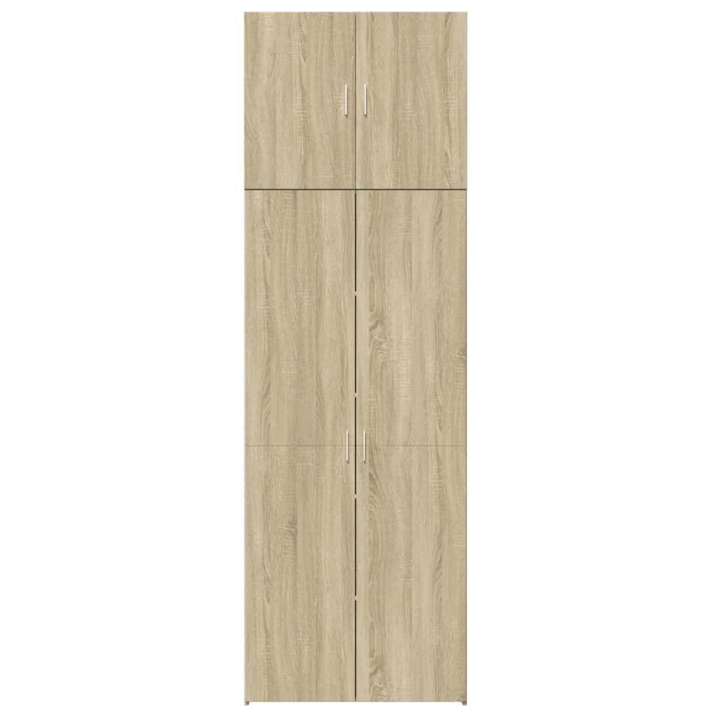 vidaXL Ντουλάπι Sonoma Δρυς 80x42,5x249 εκ. από Επεξεργασμένο Ξύλο