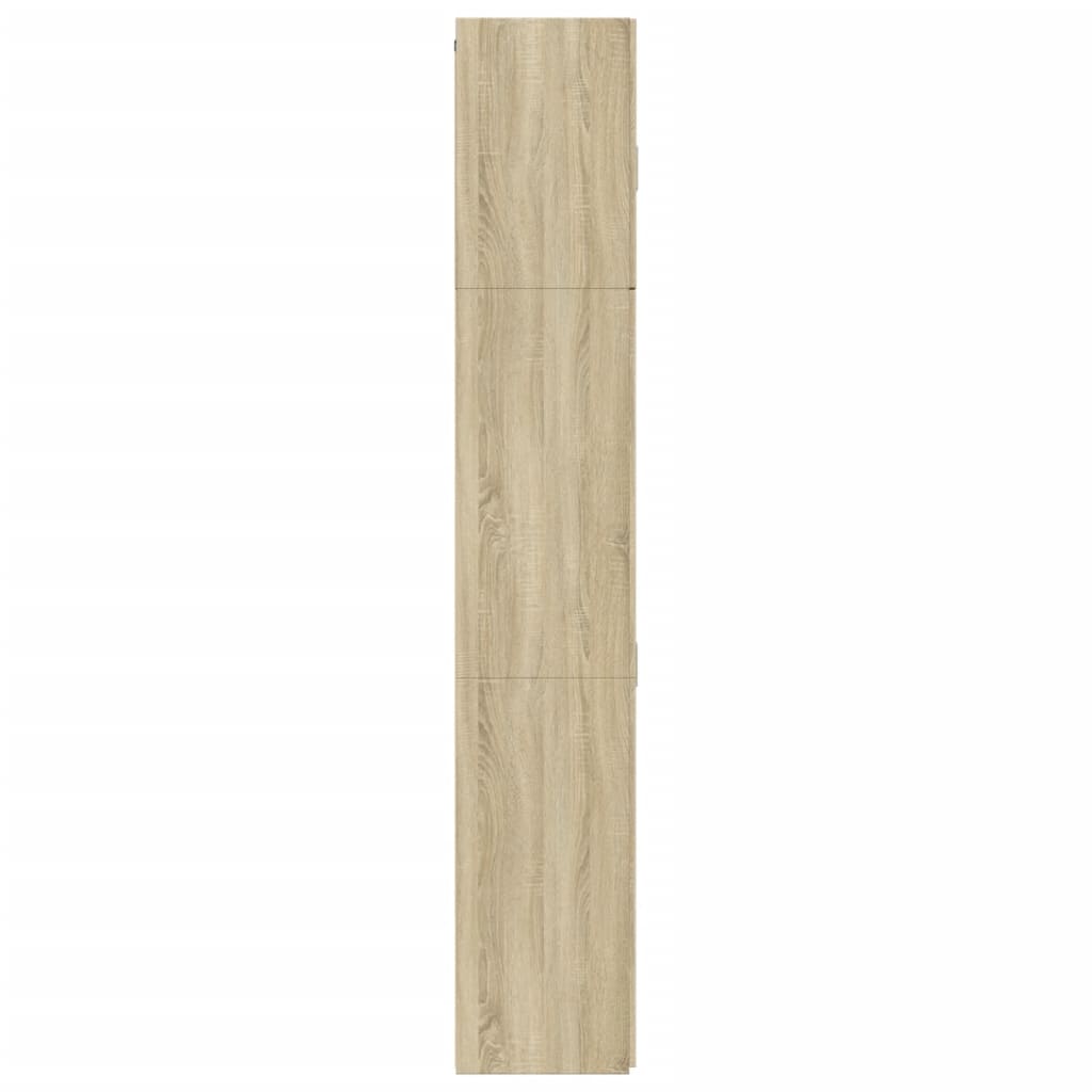 vidaXL Ντουλάπι Sonoma Δρυς 80x42,5x249 εκ. από Επεξεργασμένο Ξύλο