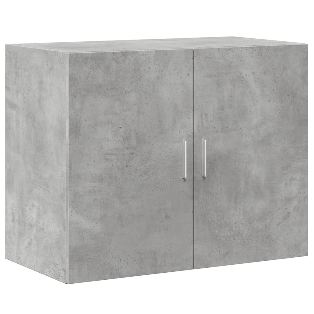 vidaXL Ντουλάπι Γκρι Σκυροδέματος 80x42,5x249 εκ. Επεξεργασμένο Ξύλο