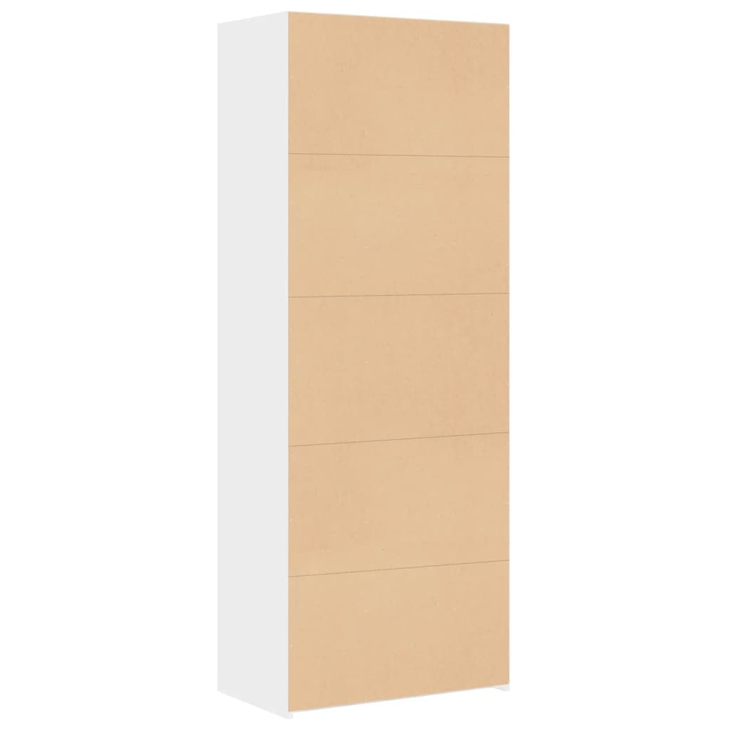 vidaXL Ντουλάπι Λευκό 70x42,5x185 εκ. Επεξεργασμένο Ξύλο