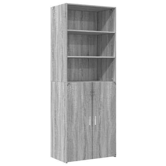 vidaXL Ντουλάπι Γκρι Sonoma 70x42,5x185 εκ. από Επεξεργασμένο Ξύλο