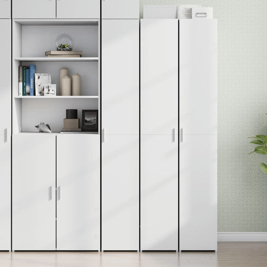 vidaXL Ντουλάπι Λευκό 30x42,5x185 εκ. από Επεξεργασμένο Ξύλο