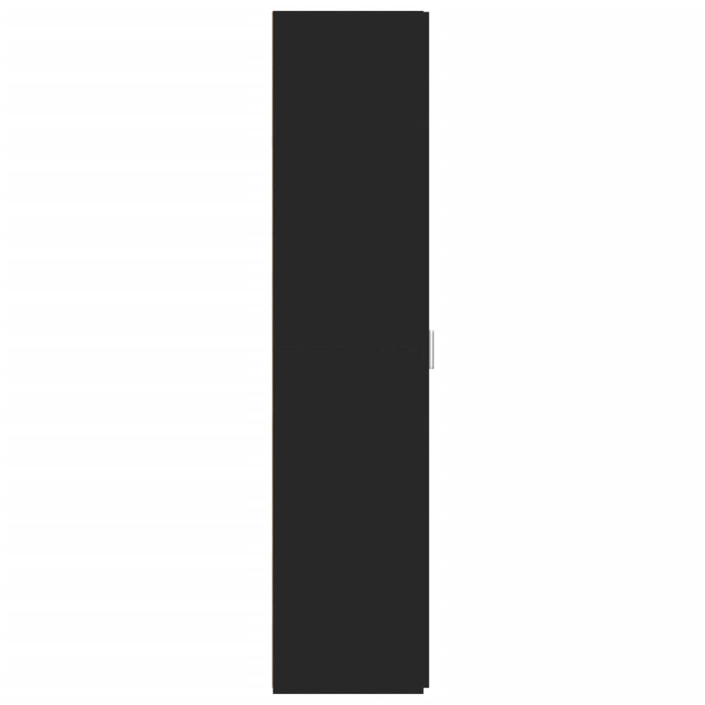 vidaXL Ντουλάπι Μαύρο 30x42,5x185 εκ. από Επεξεργασμένο Ξύλο