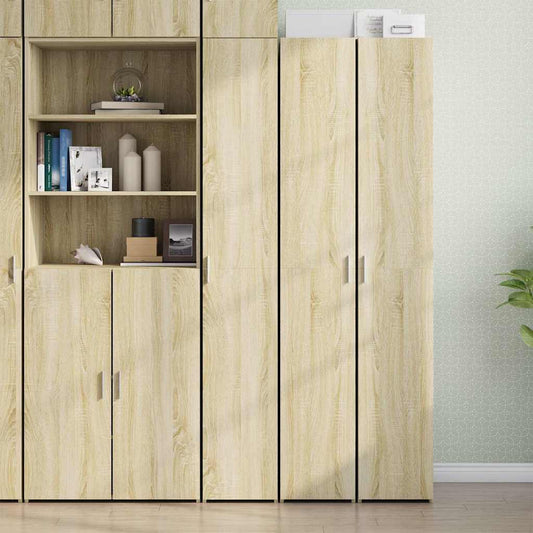 vidaXL Ντουλάπι Sonoma Δρυς 30x42,5x185 εκ. από Επεξεργασμένο Ξύλο