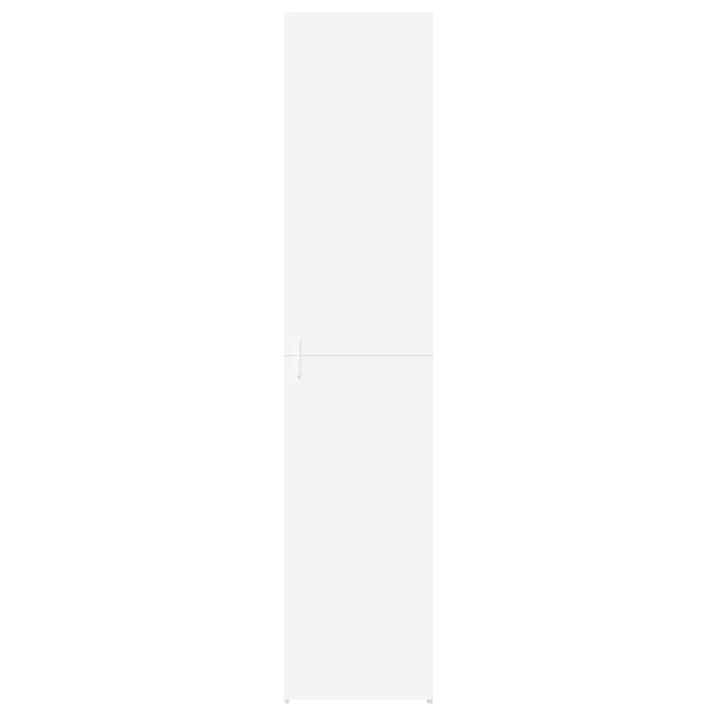 vidaXL Ντουλάπι Λευκό 40x42,5x185 εκ. από Επεξεργασμένο Ξύλο