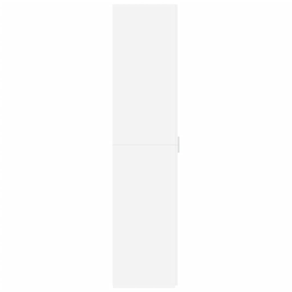vidaXL Ντουλάπι Λευκό 40x42,5x185 εκ. από Επεξεργασμένο Ξύλο