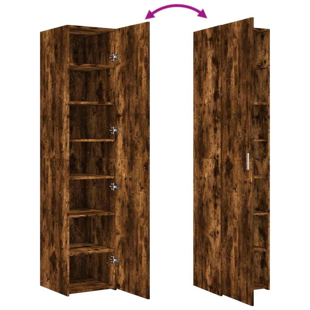 vidaXL Ντουλάπι Καπνιστή Δρυς 40x42,5x185 εκ. από Επεξεργασμένο Ξύλο