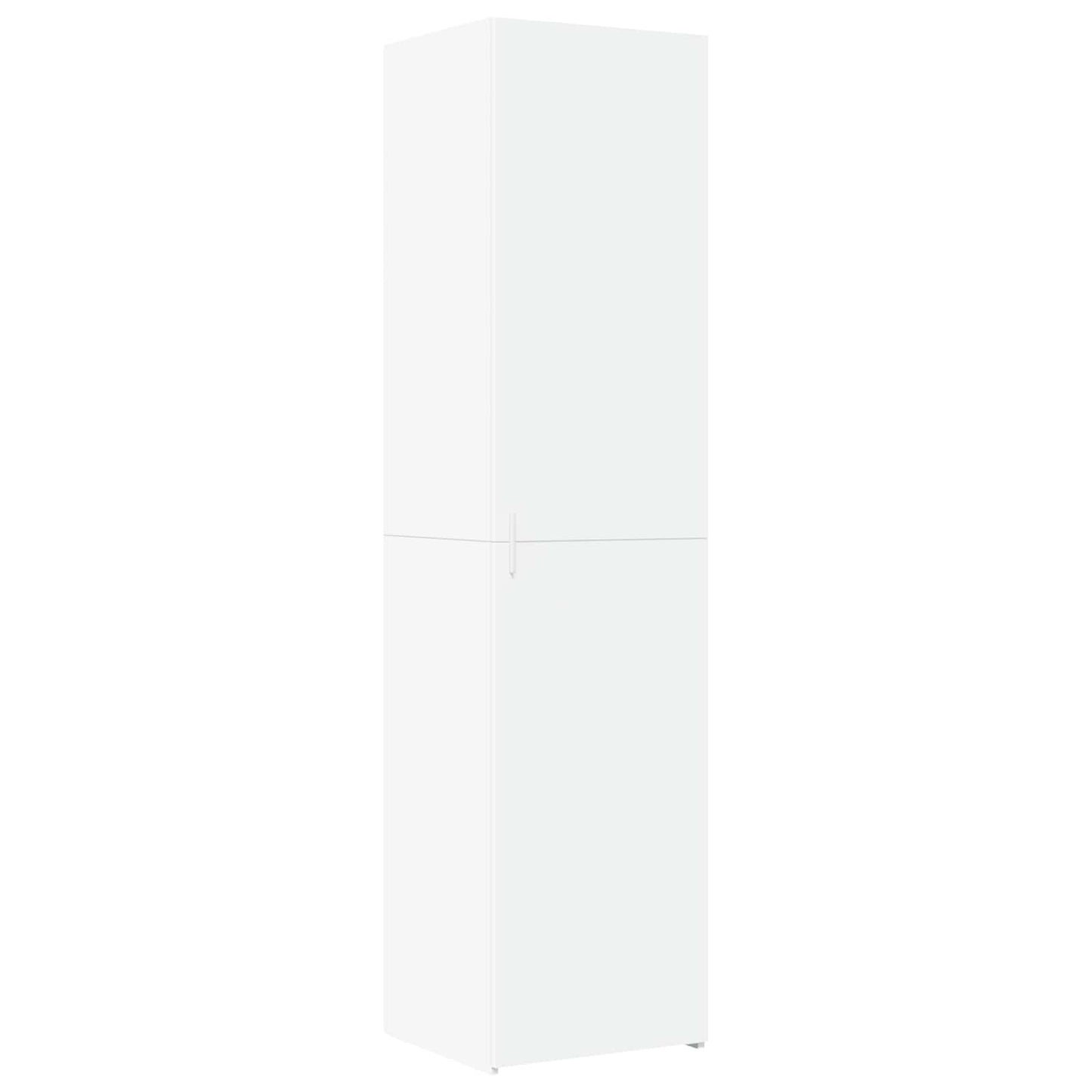vidaXL Ντουλάπι Λευκό 45x42,5x185 εκ. από Επεξεργασμένο Ξύλο
