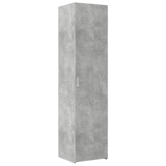 vidaXL Ντουλάπι Γκρι Σκυροδέματος 45x42,5x185 εκ. Επεξεργασμένο Ξύλο