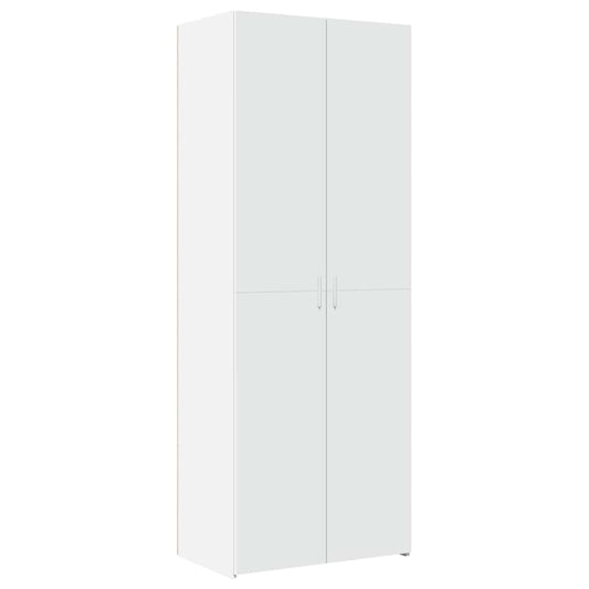 vidaXL Ντουλάπι Λευκό 70x42,5x185 εκ. Επεξεργασμένο Ξύλο
