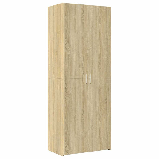 vidaXL Ντουλάπι Sonoma Δρυς 70x42,5x185 εκ. από Επεξεργασμένο Ξύλο
