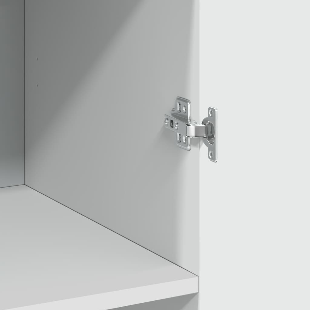 vidaXL Ντουλάπι Λευκό 70x42,5x185 εκ. Επεξεργασμένο Ξύλο