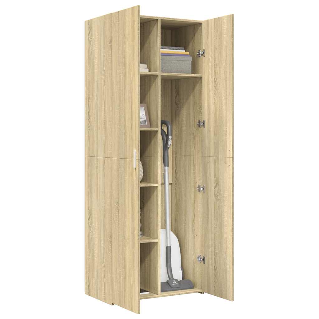 vidaXL Ντουλάπι Sonoma Δρυς 70x42,5x185 εκ. από Επεξεργασμένο Ξύλο