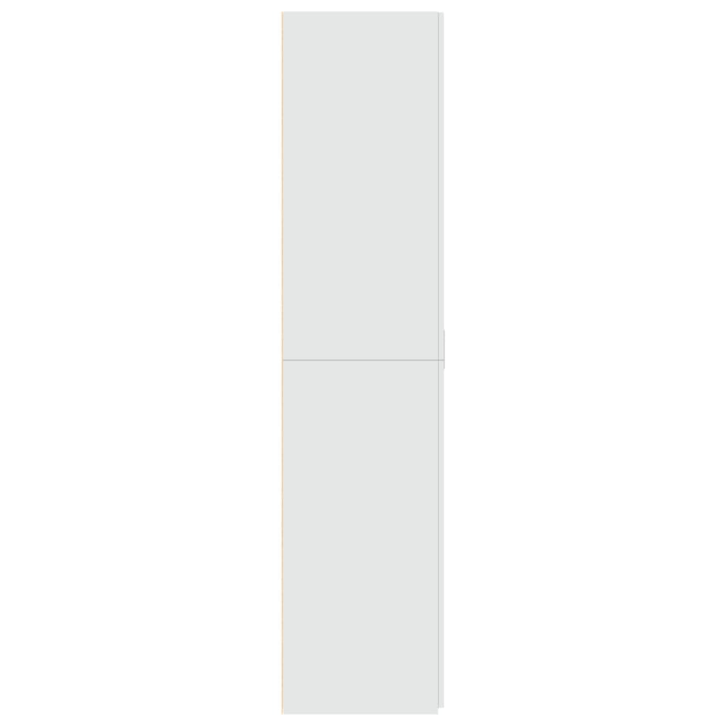 vidaXL Ντουλάπι Λευκό 80x42,5x185 εκ. από Επεξεργασμένο Ξύλο
