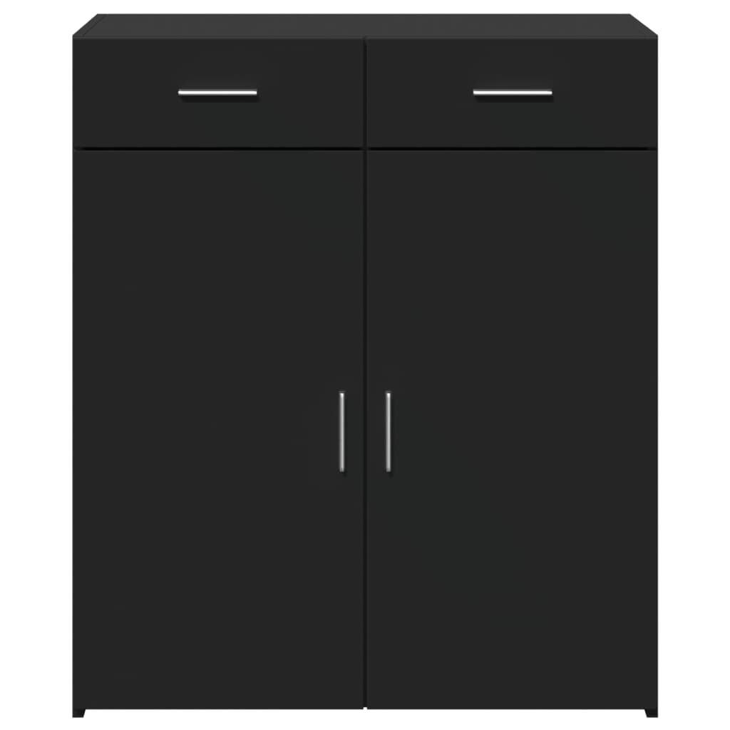 vidaXL Ντουλάπι Μαύρη 80x42,5x93 εκ. από Επεξεργασμένο Ξύλο