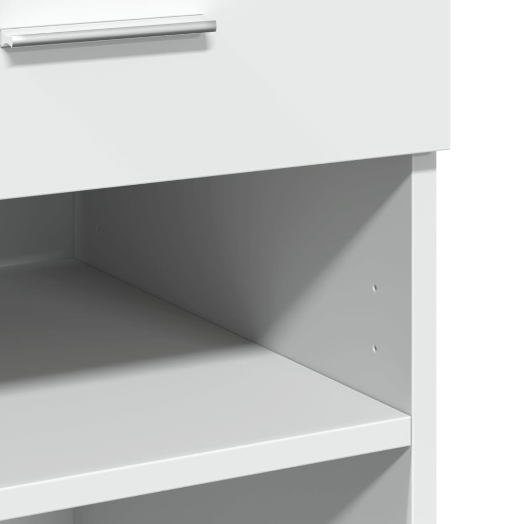 vidaXL Ντουλάπι Λευκή 80x42,5x93 εκ. από Επεξεργασμένο Ξύλο