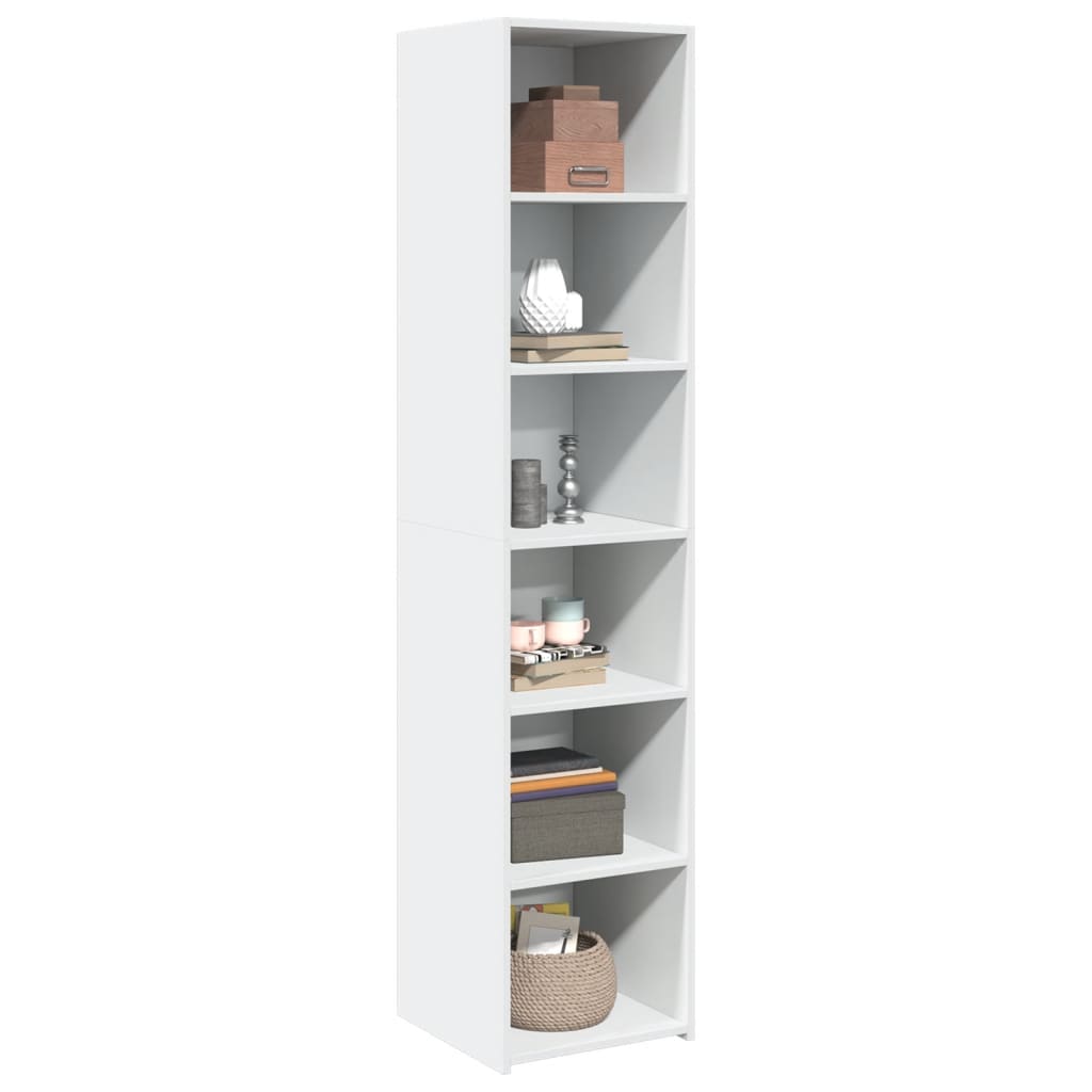 vidaXL Ντουλάπι Λευκό 40x41x185 εκ. Επεξεργασμένο Ξύλο