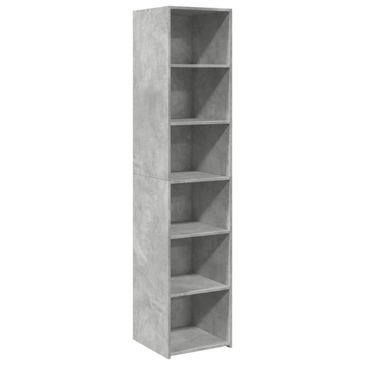 vidaXL Ντουλάπι Γκρι Σκυροδέματος 40x41x185 εκ. Επεξεργασμένο Ξύλο
