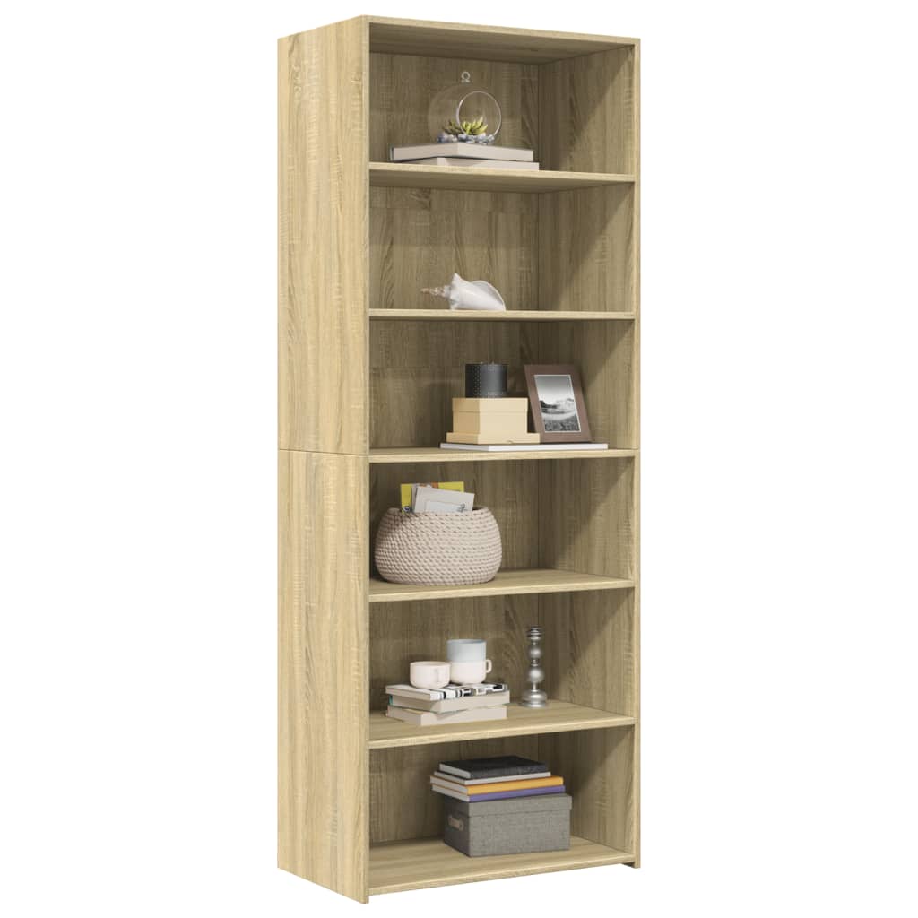 vidaXL Ντουλάπι Sonoma Δρυς 70x41x185 εκ. Επεξεργασμένο Ξύλο
