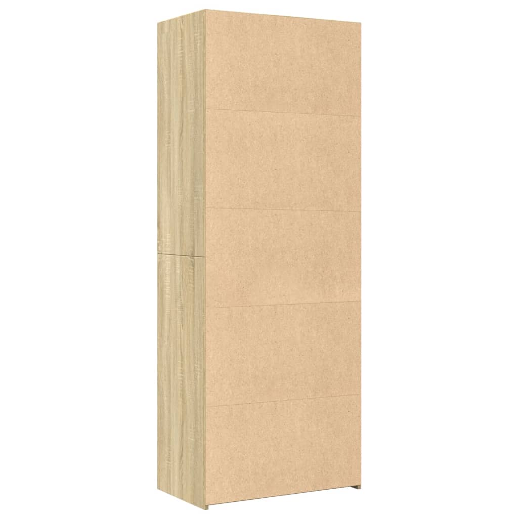 vidaXL Ντουλάπι Sonoma Δρυς 70x41x185 εκ. Επεξεργασμένο Ξύλο