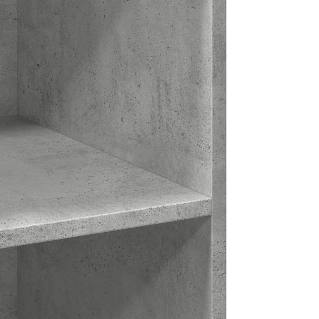 vidaXL Ντουλάπι Γκρι Σκυροδέματος 70x41x185 εκ. Επεξεργασμένο Ξύλο