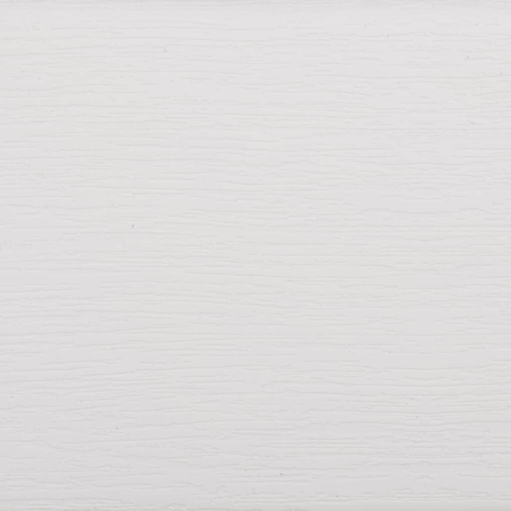 vidaXL Παγκάκι Κήπου Λευκό 110 x 52 x 71 εκ. από Πολυπροπυλένιο