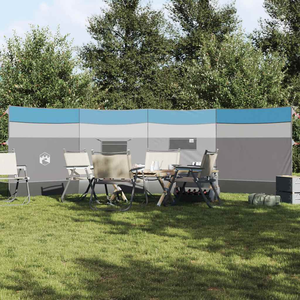 vidaXL Ανεμοφράκτης Κάμπινγκ Μπλε Αδιάβροχος 510x153 εκ.