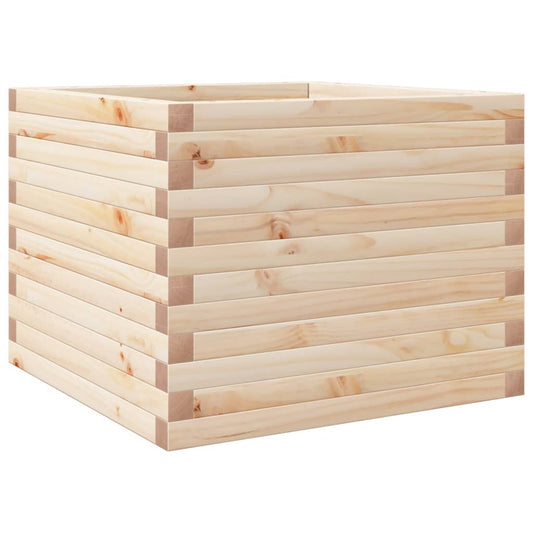 vidaXL Ζαρντινιέρα Κήπου 60x60x45,5 εκ από Μασίφ Ξύλο Πεύκου