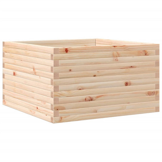 vidaXL Ζαρντινιέρα Κήπου 80x80x45,5 εκ από Μασίφ Ξύλο Πεύκου