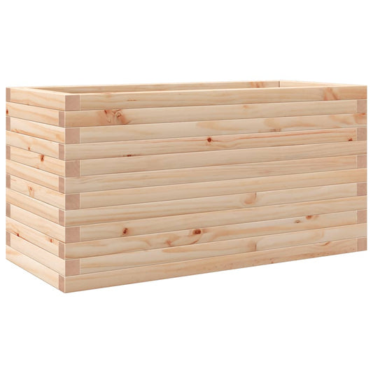 vidaXL Ζαρντινιέρα Κήπου 90x40x45,5 εκ από Μασίφ Ξύλο Πεύκου