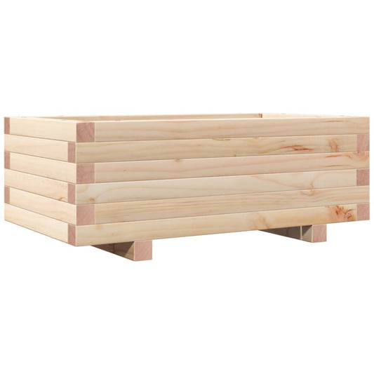 vidaXL Ζαρντινιέρα Κήπου 70x40x26,5 εκ από Μασίφ Ξύλο Πεύκου