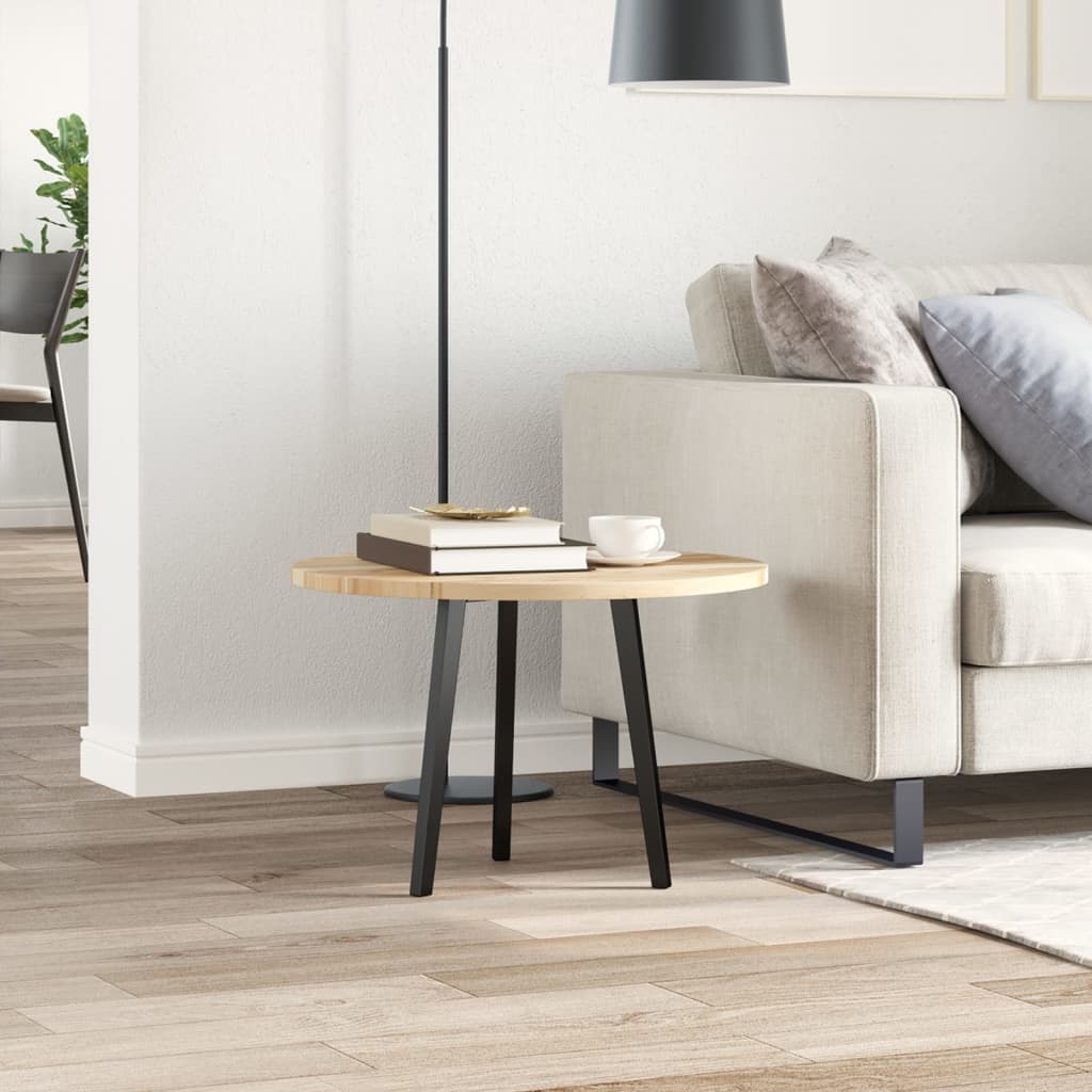 vidaXL Επιφάνεια Τραπεζιού Στρογγυλή Ø60x2 εκ. από Μασίφ Ξύλο Ακακίας