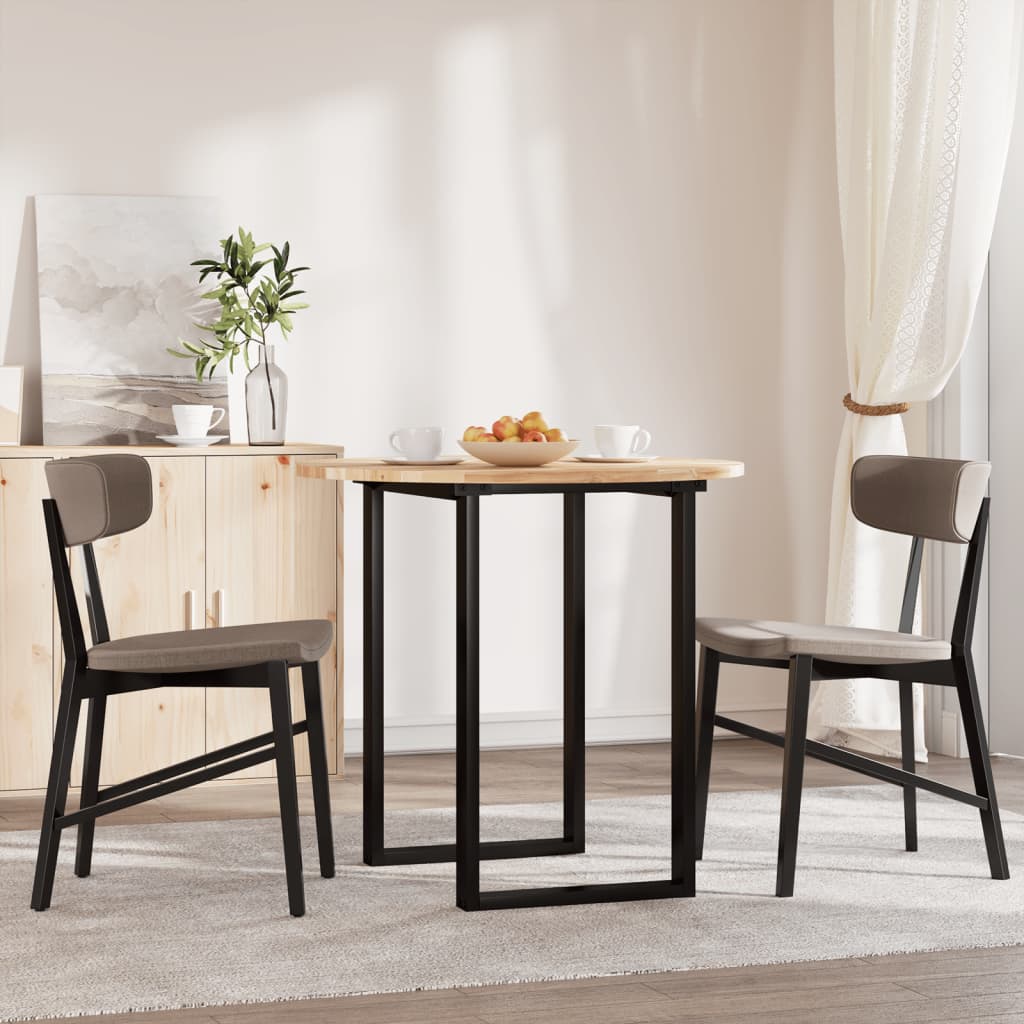 vidaXL Επιφάνεια Τραπεζιού Στρογγυλή Ø80x2 εκ. από Μασίφ Ξύλο Ακακίας