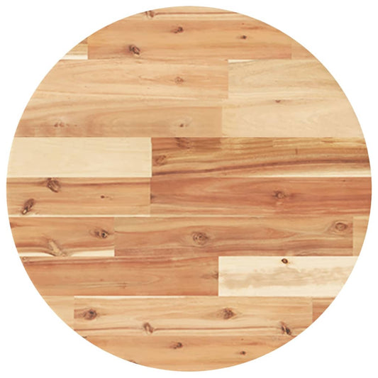 vidaXL Επιφάνεια Τραπεζιού Στρογγυλή Ø50x2 εκ. από Μασίφ Ξύλο Ακακίας